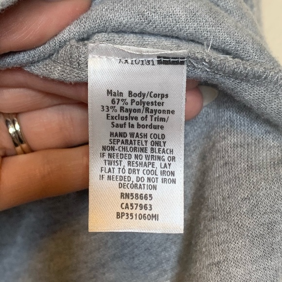 Bp Gray Fleece Hoodie - Picture 8 of 8